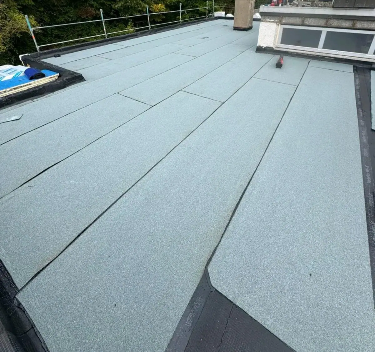 Toiture-terrasse en membrane bicouche